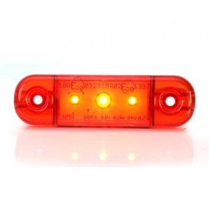 Lampa Gabarit Led 709 W97.1, 12V-24V, Pozitie Rosu Was