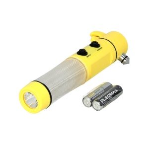 Lanterna cu LED, magnetica si cap pentru spart geam urgenta, Mammooth
