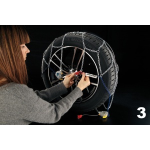 Lanturi antiderapante cu tensionare automata Weissenfels M45 SETTE Clack&Go L130 - 2 bucati/pachet - Img 6