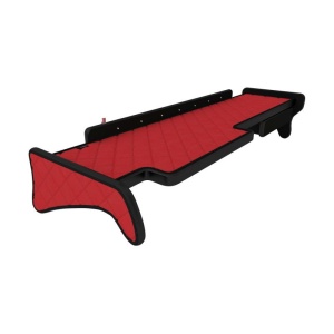Masa bord, F-CORE, cu led si sertar, model lung, pentru MAN TGA, cabina XXL, 2000+, Rosu