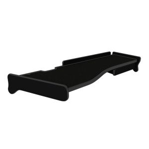 Masa bord, F-CORE, model lung, cu sertar, pentru MERCEDES ACTROS MP2 / MP3, 2002+, Negru/ Gri