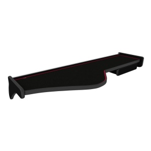 Masa bord, F-CORE, model lung, cu sertar, pentru VOLVO FH, FH 16, FM, 2003+, Negru/ Rosu