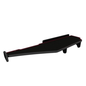Masa bord, F-CORE, model lung, pentru MERCEDES ACTROS MP4 / MP5, cabina 250 cm, 2011+, Negru/ Rosu