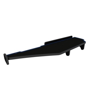 Masa bord, F-CORE, model lung, pentru MERCEDES ACTROS MP4 / MP5, cabina 250 cm, 2011+, Negru/ Albastru