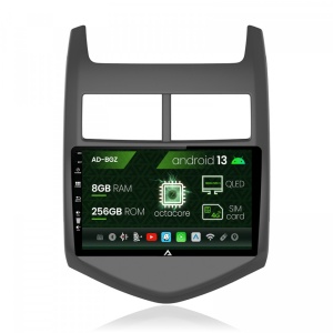 Navigatie Chevrolet Aveo 2 (2010-2015), Android 13, Z-Octacore , 8GB RAM , 256GB ROM, 9 Inch - AD-BGZ9008,AD-BGRKIT239