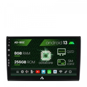 Navigatie Fiat Bravo (2006-2014), Android 13, Z-Octacore , 8GB RAM , 256GB ROM, 9 Inch - AD-BGZ9008,AD-BGRKIT356