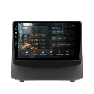Navigatie HUB64 Ford Fiesta (2009-2012), 2GB RAM, Android 13, GPS, Wi-FI, Carplay, Android Auto, USB, Bluetooth, Radio, Waze, Touchscreen, 9 inch