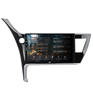 Navigatie HUB64 Toyota Corolla / Auris (2017-2020), 4GB RAM, Android 13, Quadcore, DSP, GPS, Wi-FI, Carplay, Android Auto, USB, Bluetooth, Waze, Touchscreen, 10.1 inch