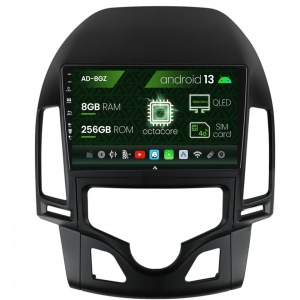 Navigatie Hyundai I30 (2007-2012), Clima Automata, Android 13, Z-Octacore , 8GB RAM , 256GB ROM, 9 Inch - AD-BGZ9008,AD-BGRKIT216