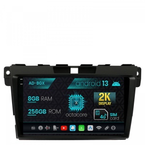 Navigatie Mazda CX-7 (2008-2013), Android 13, X-Octacore , 8GB RAM , 256GB ROM, 9.5 Inch - AD-BGX9008,AD-BGRKIT326