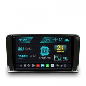 Navigatie Mercedes Benz ML W164 , GL X164, Android 13, X-Octacore , 8GB RAM , 256GB ROM, 9.5 Inch - AD-BGX9008,AD-BGRKIT405