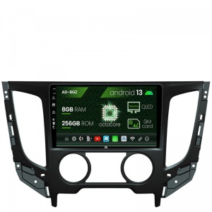 Navigatie Mitsubishi L200 (2014-2020), Android 13, Z-Octacore , 8GB RAM , 256GB ROM, 9 Inch - AD-BGZ9008,AD-BGRKIT273