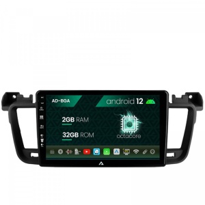 Navigatie Peugeot 508 (2010-2018), Android 12, A-Octacore , 2GB RAM , 32GB ROM, 9 Inch - AD-BGA9002,AD-BGRKIT264