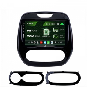 Navigatie Renault Captur (2013-2019), Android 13, Z-Octacore , 8GB RAM , 256GB ROM, 9 Inch - AD-BGZ9008,AD-BGRKIT378