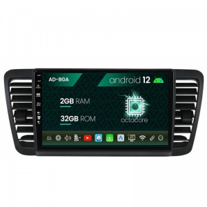 Navigatie Subaru Legacy (2004-2010), Android 12, A-Octacore , 2GB RAM , 32GB ROM, 9 Inch - AD-BGA9002,AD-BGRKIT338
