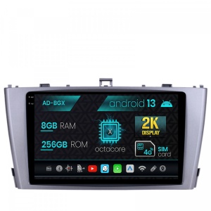 Navigatie Toyota Avensis (2008-2015), Android 13, X-Octacore , 8GB RAM , 256GB ROM, 9.5 Inch - AD-BGX9008,AD-BGRKIT093