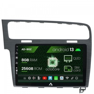 Navigatie Volkswagen GOLF 7, Android 13, Z-Octacore , 8GB RAM , 256GB ROM, 10.1 Inch - AD-BGZ10008,AD-BGRKIT023A