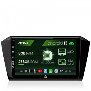 Navigatie Volkswagen Passat B8, Android 13, Z-Octacore , 8GB RAM , 256GB ROM, 10.1 INCH - AD-BGZ10008,AD-BGRKIT037