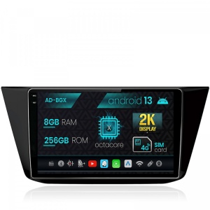 Navigatie Volkswagen Tiguan (2016,), Android 13, Z-Octacore , 8GB RAM , 256GB ROM, 10.36 Inch - AD-BGX10008,AD-BGRKIT036