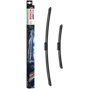 Pachet Stergatoare Parbriz si Stergator Luneta Bosch AeroTwin Fiat 500, Ford Ka 2008-