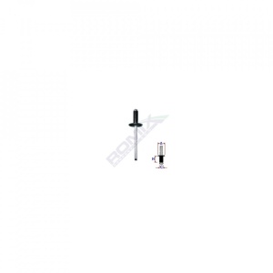 Popnit Universal Negru 48Mm Set 10 Buc