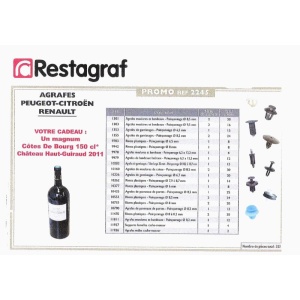 S2245 Set Promotional 323 Buc Agrafe Restagraf
