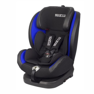Scaun auto pentru copii SPARCO SPRO 600IRD, 0-36 kg , cu sistem ISOFIX - Negru / Albastru