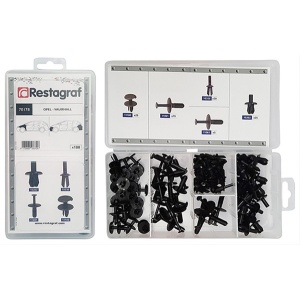 Set 100 buc asortiment nituri plastic pentru opel