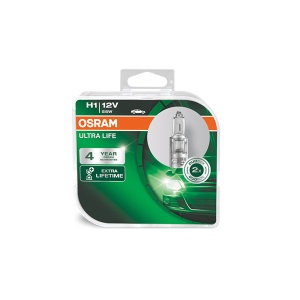 Set 2 Becuri 12V H1 55 W Ultra Life Osram