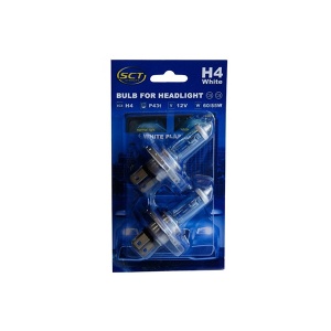 Set 2 Becuri Far H4 12V 60/55W P43T White Sct