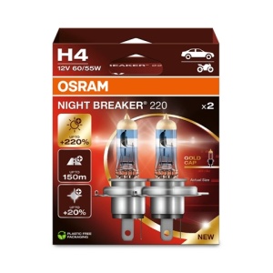 SET 2 BECURI H4 12V NIGHTBREAKER 220%