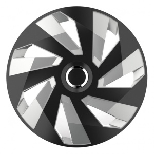 Set 4 capace roti model VECTOR RC 14" - SILVER & BLACK