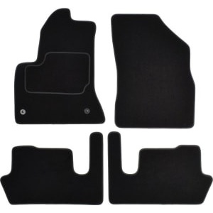 Set 4 covorase auto MAMMOOTH, Velur, pentru CITROEN C4 PICASSO I 2006-2013 VAN, Negru
