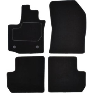 Set 4 covorase auto MAMMOOTH, Velur, pentru DACIA LODGY 2012+ VAN, Negru