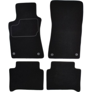 Set 4 covorase auto MAMMOOTH, Velur, pentru MERCEDES CLS (C219) 2004-2010 SALOON, Negru