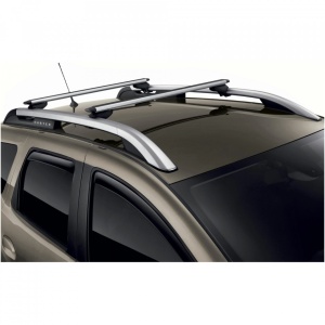 Set bare de aluminiu dedicate pentru portbagaj , montare pe bare longitudinale ,dispozitiv antifurt ,dedicate pentru pavilion Dacia Duster II (2018-2022) - Img 4
