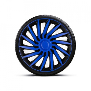 Set Capace Roti, 16 inch, Albastru-Negru Cu Inel Albastru Kendo, Mega Drive - Img 2