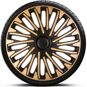 Set Capace Roti, 16 inch, Galben-Negru Cu Inel Negru Soho, Mega Drive