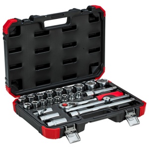 Set chei tubulare 1/2" 10-32 mm 24 buc