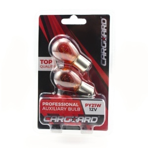 Set de 2 becuri PY21W - portocalii - CARGUARD