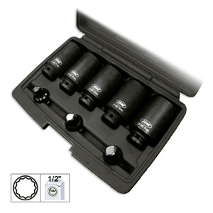 Set De 8 Tubulare Si Capete Xzn 1/2Inch De Impact