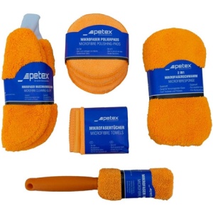 Set Produse Microfibre Intretinere Petex, 9 buc