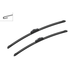 Set stergatoare Bosch AeroTwin Retrofit, pentru parbriz 60 cm si 55 cm, pentru prindere clasica (carlig)