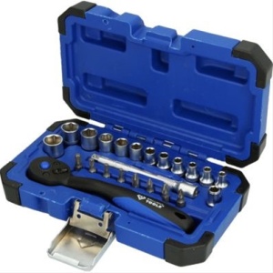 SET TUBULARE 1/4 SI CLICHET - 23 PCS-BRILLIANT