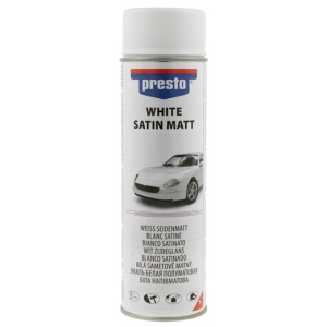 SPRAY VOPSEA ALB SATIN MAT 500ML