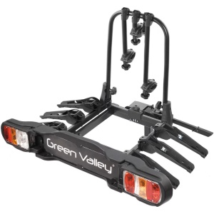 Suport 3 biciclete Green Valley DISCOVERY (4 cu adaptor) cu prindere pe carligul de remorcare