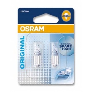64111-02B Blister 2 Becuri 12V5W H5W Original Osram