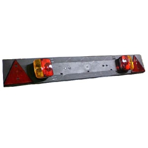 Bara Pentru Remorca De 1.020X140Mm Cu Lampi De Semnalizare
