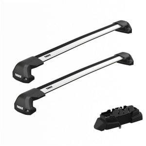 Bare BMW Serie 3 (G20), 4 usi 2019+ - Thule WingBar Edge Silver, puncte fixe