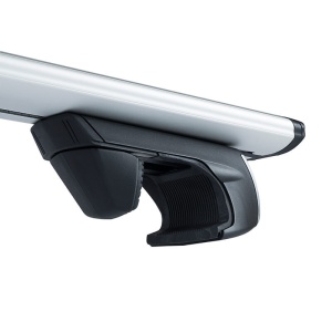 Bare transversale Atera SIGNO RT silver pentru Ssangyong Korando 1997-2005 cu bare longitudinale inaltate - Img 4